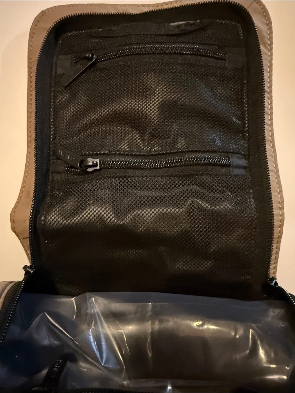 NWT CALPAK Luka Hanging Toiletry Bag chocolate New